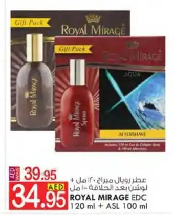 KM Trading ROYAL MIRAGE EDC 120 ml + ASL 100 ml offer