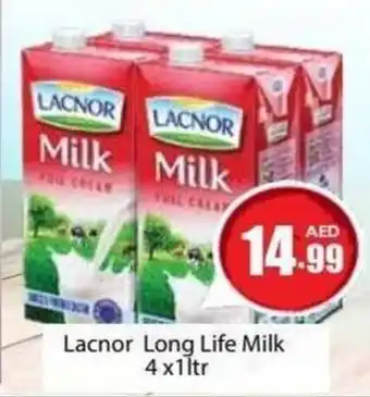 Amber Lacnor Long Life Milk 4x1ltr offer
