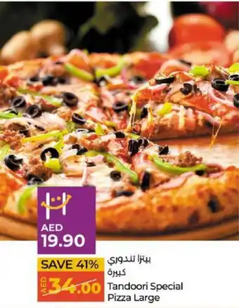 Lulu Hypermarket Tandoori Special Pizza Large offer