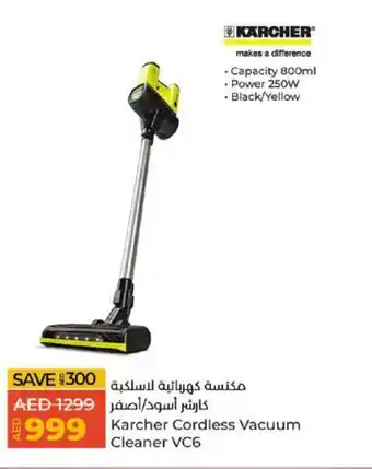 Lulu Hypermarket Karcher Cordless Vacuum Cleaner VC6 offer