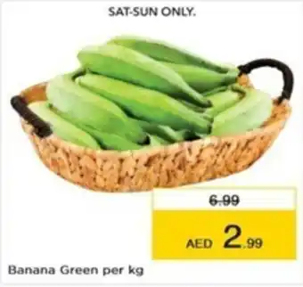 Nesto Banana Green per kg offer