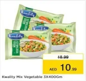 Nesto Kwality Mix Vegetable 3X400Gm offer