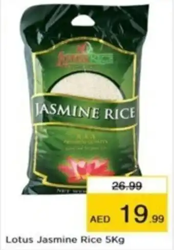Nesto Lotus Jasmine Rice 5Kg offer