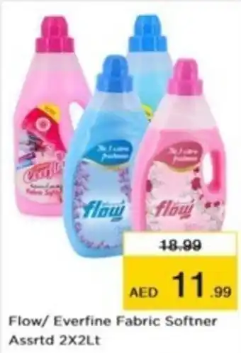 Nesto Flow/ Everfine Fabric Softner Assrtd 2X2Lt offer