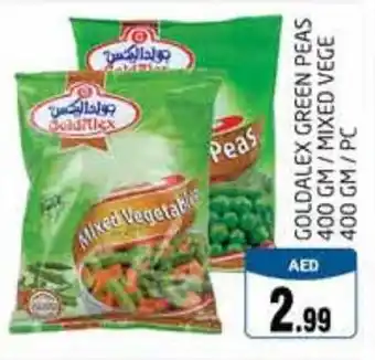 Pasons GOLDALEX GREEN PEAS GM/MIXED VEGE 400 GM / PC offer