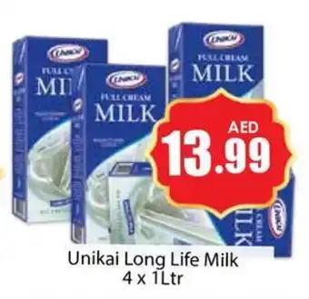 Amber Unikai Long Life Milk 4 x 1Ltr offer