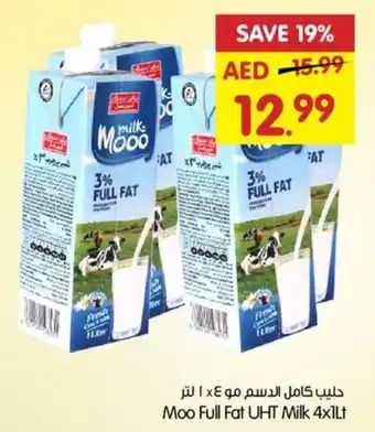 Gala Supermarket Moo Full Fat UHT Milk 4x1Lt offer
