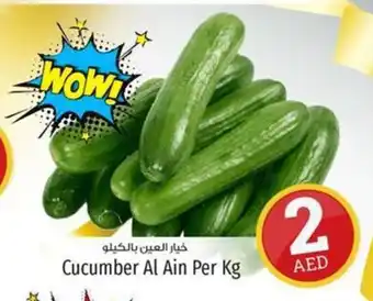 Kenz Hypermarket Cucumber Al Ain Per Kg offer