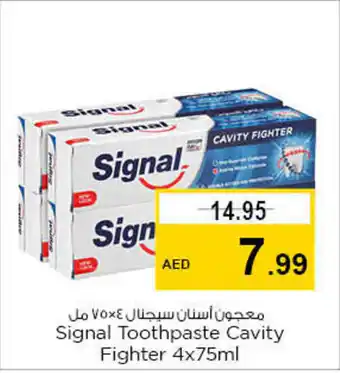 Nesto Signal Toothpaste Cavity Fighter 4x75ml offer
