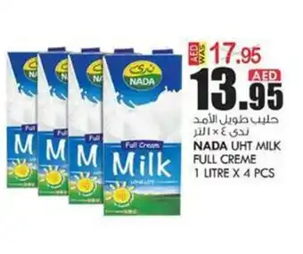 KM Trading NADA UHT MILK FULL CREME 1 LITRE X 4 PCS offer