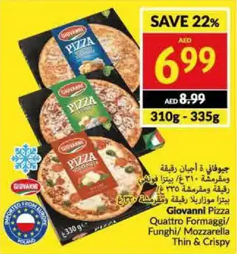 Viva Giovanni Pizza Quattro Formaggi/ Funghi/ Mozzarella Thin & Crispy offer