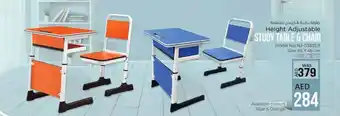 KM Trading Height Adjustable STUDY TABLE & CHAIR offer