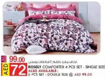 KM Trading ROSELY COMFORTER 4 PCS SET - SINGLE SIZE offer