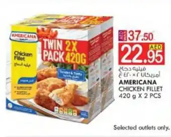 KM Trading AMERICANA CHICKEN FILLET 420 g X 2 PCS offer