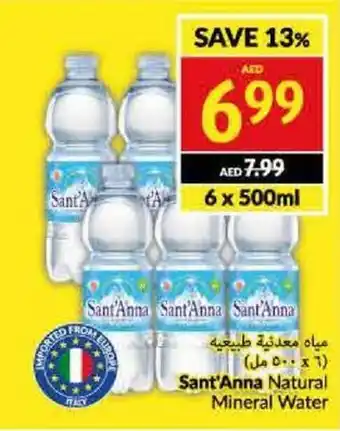 Viva Sant'Anna Natural Mineral Water offer