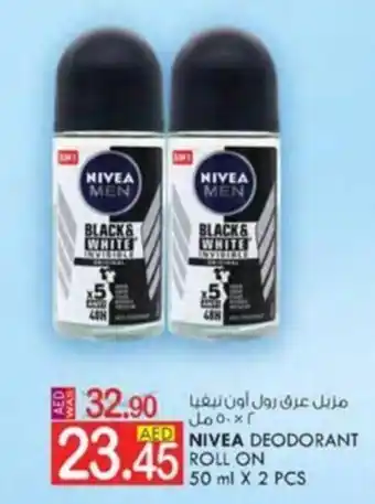 KM Trading NIVEA DEODORANT ROLL ON 50 ml X 2 PCS offer