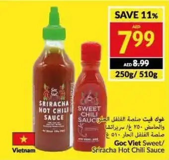 Viva Goc Viet Sweet/ Sriracha Hot Chili Sauce offer