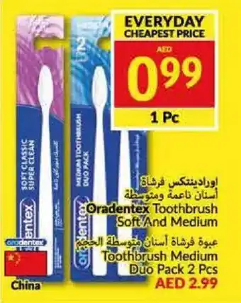Viva Oradentex Toothbrush Soft And Medium offer
