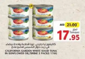 Union Coop CALIFORNIA GARDEN WHITE SOLID TUNA IN SUNFLOWER OIL / BRINE 3 PACKS 170G offer
