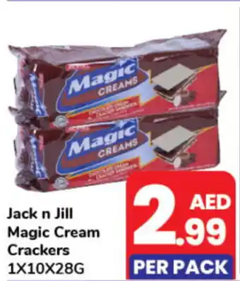 Day To Day Jack n Jill Magic Cream Crackers 1 x 10 x 28g offer