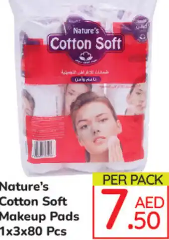 Day To Day Nature's Cotton Soft Makeup Pads 1x3x80 Pcs offer