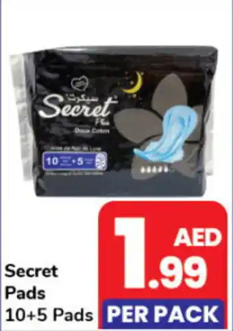 Day To Day Secret Pads 10+5 Pads offer