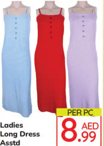 Day To Day Ladies Long Dress Asstd offer