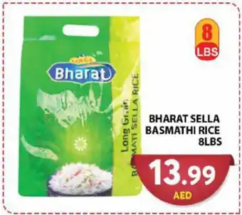 Grand Hyper Market BHARAT SELLA BASMATHI RICE 8LBS offer