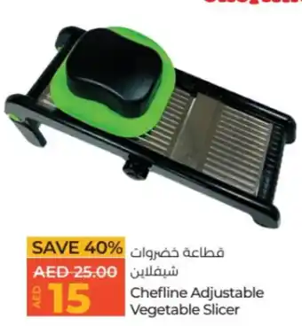 Lulu Hypermarket Chefline Adjustable Vegetable Slicer offer
