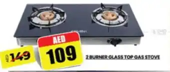 Al Madina 2 BURNER GLASS TOP GAS STOVE offer