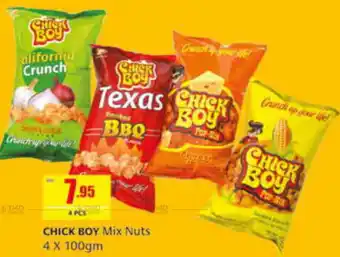 Safeer Market CHICK BOY Mix Nuts 4 X 100gm offer