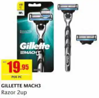 Safeer Market GILLETTE MACH3 Razor 2up offer