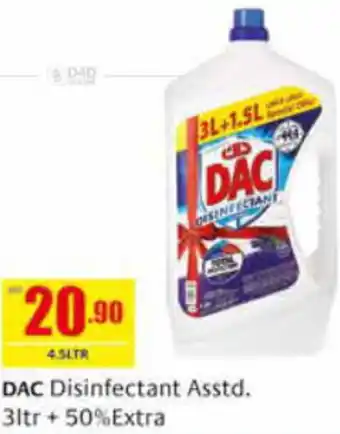 Safeer Market DAC Disinfectant 3ltr offer