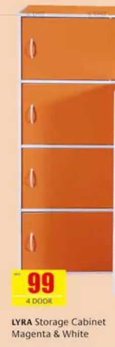 Safeer Market LYRA Storage Cabinet 4 Door offer
