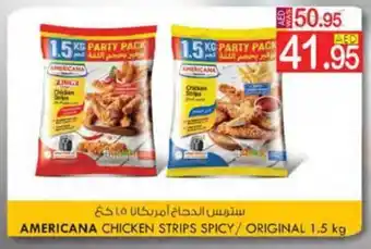 KM Trading AMERICANA CHICKEN STRIPS SPICY/ ORIGINAL 1.5 kg offer