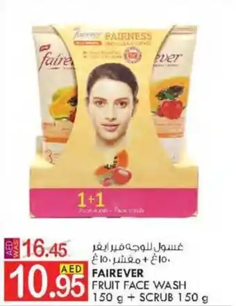 KM Trading FAIREVER FRUIT FACE WASH 150 g + SCRUB 150 g offer