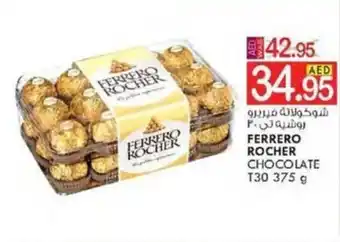KM Trading FERRERO ROCHER CHOCOLATE T30 375 g offer