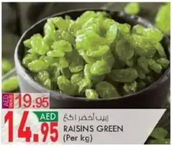 KM Trading RAISINS GREEN (Per kg) offer