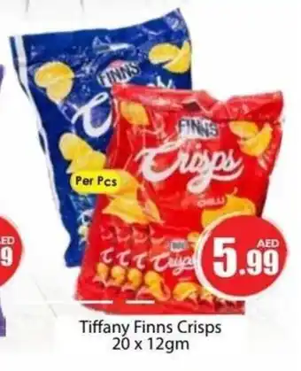 Amber Tiffany Finns Crisps 20 x 12gm offer