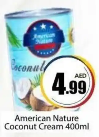 American Nature Coconut Cream 400ml