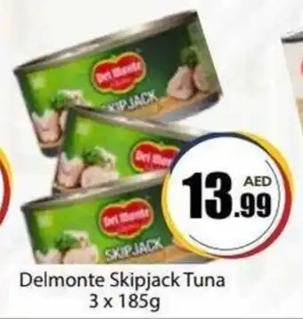 Amber Delmonte Skipjack Tuna 3 x 185g offer