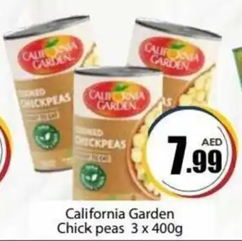 Amber California Garden Chick peas 3 x 400g offer