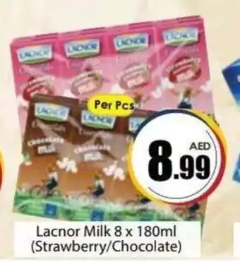 Amber Lacnor Milk 8 x 180ml (Strawberry / Chocolate) offer