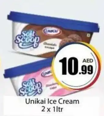 Amber Unikai Ice Cream 2 x 1ltr offer