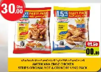 Emirates Co-op AMERICANA ZINGZ CHICKEN STRIPS ORIGINAL/HOT & CRUNCHY offer