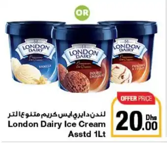 Emirates Co-op London Dairy Ice Cream 1L offer