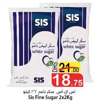 Al Mushrif Co-Operative Society Sis Fine Sugar 2x2Kg offer