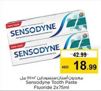 Nesto Sensodyne Tooth Paste Fluoride 2x75ml offer