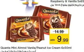 Nesto Quanta Mini Almnd Vanila/Peanut Ice Cream 6x50ml offer