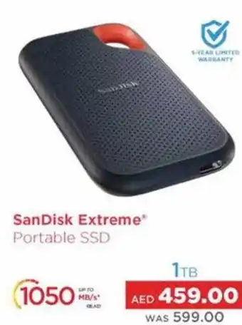 Lulu Hypermarket SanDisk Extreme Portable SSD offer
